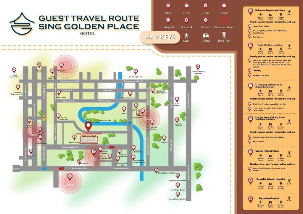 Sing Golden Place Hotel Hat Yai Ngoại thất bức ảnh